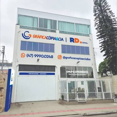 Fachada da Gráfica Cópia & Cia